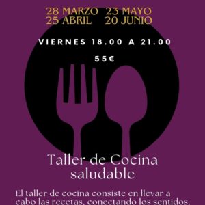 Taller de cocina saludable Amara